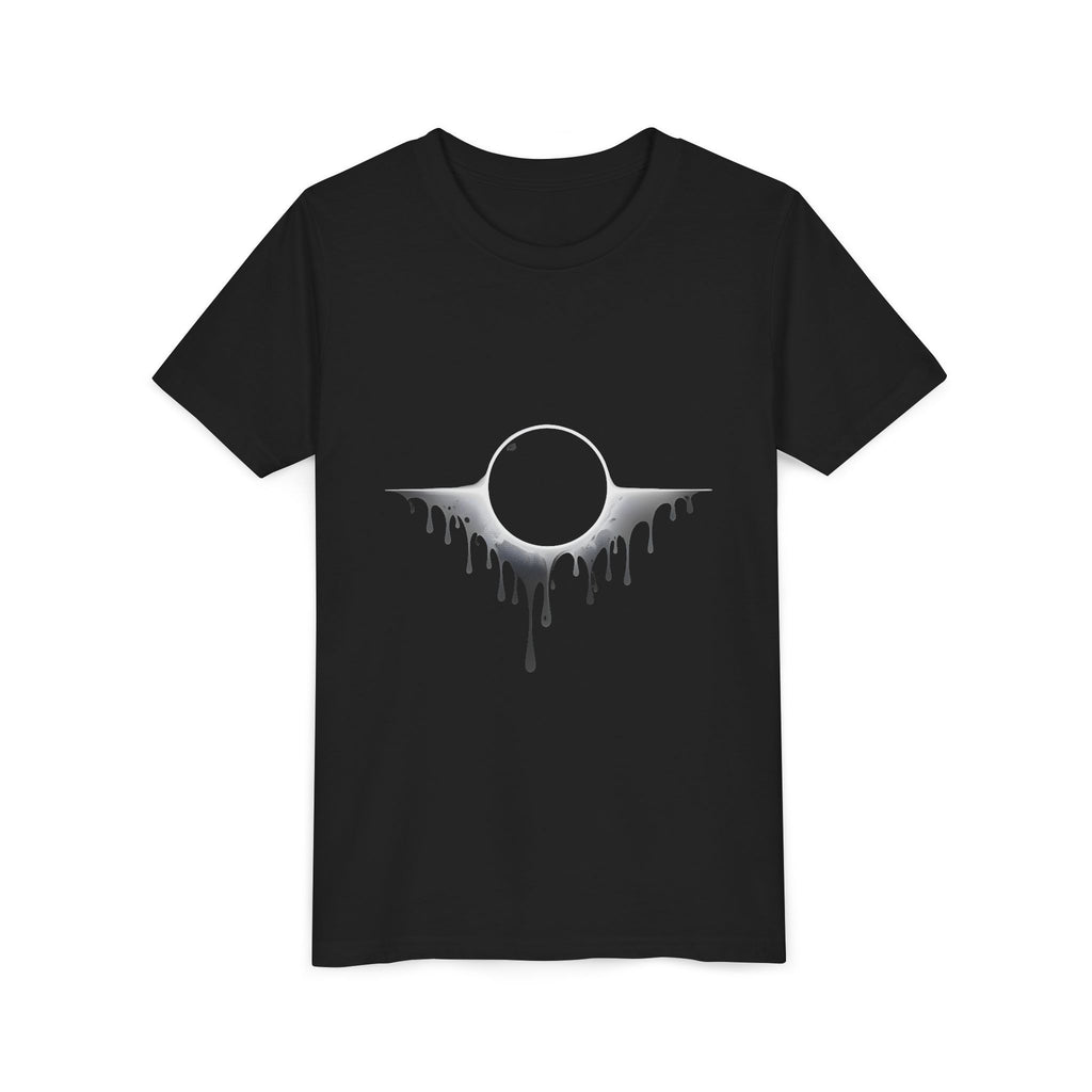 Youth Tee – Dripping Solar Eclipse Graphic T-Shirt