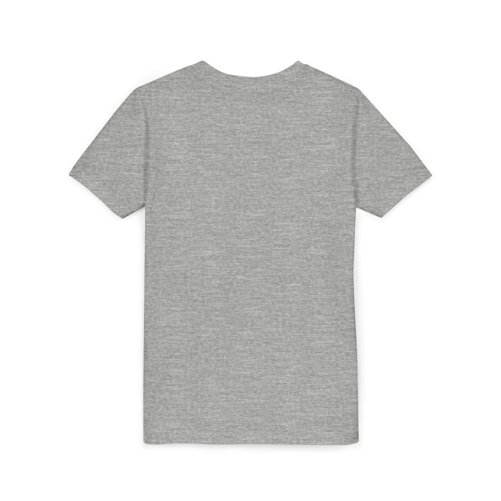 Cute Dinosaur Kids Tee - Minimal Cartoon Dino Youth Short Sleeve Shirt