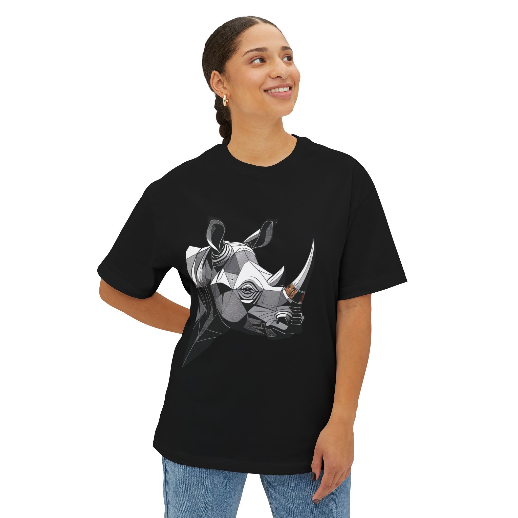 Rhino Urban Polygonal Unisex Tee