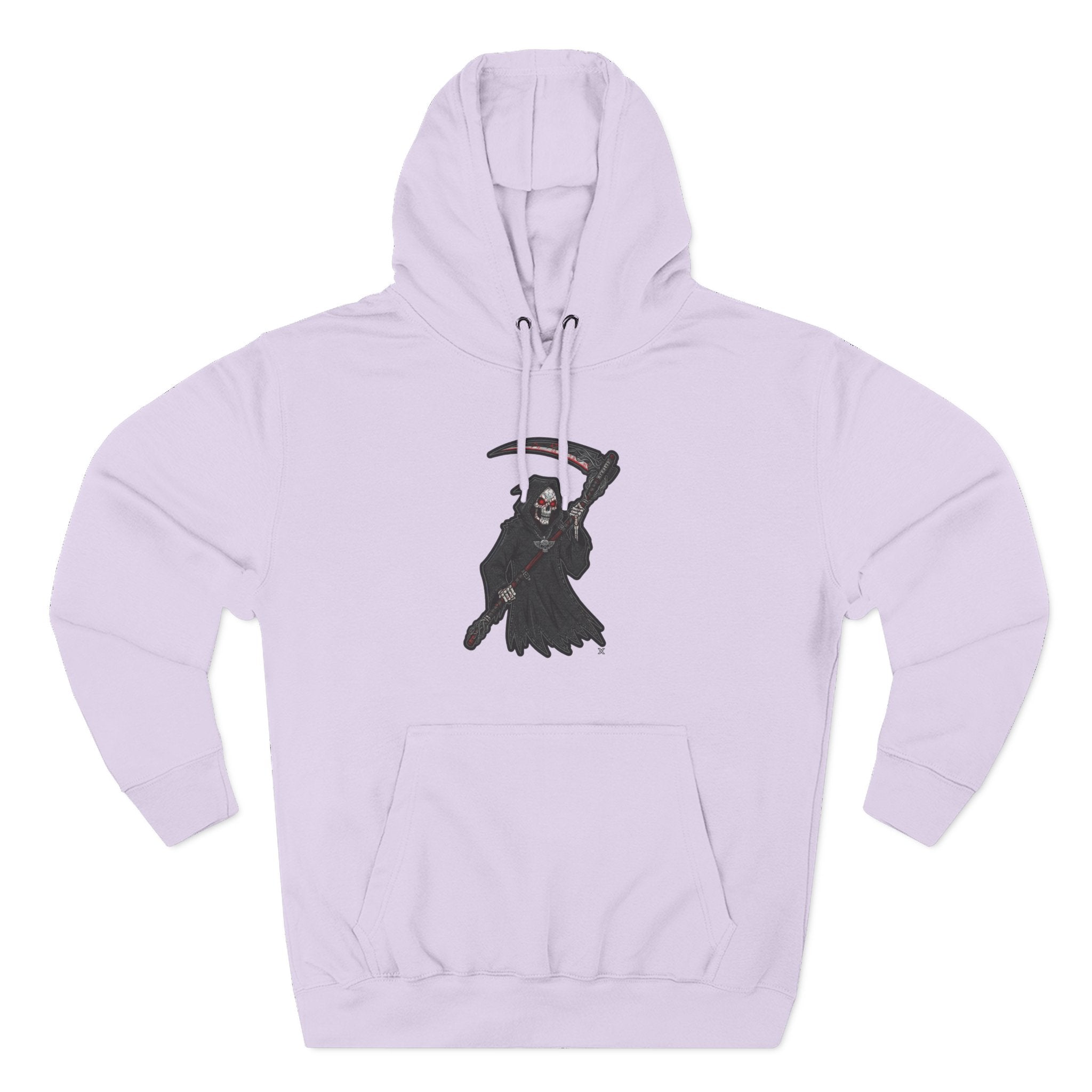 Fleece Hoodie - Grim Reaper Design