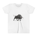 Youth Tee — Geometric Charging Bull Graphic Shirt