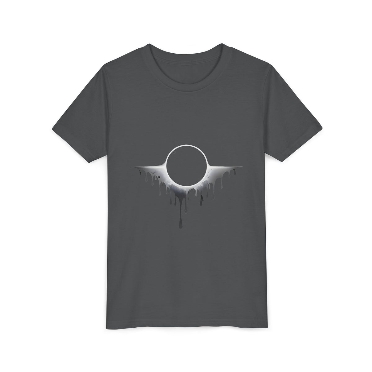 Youth Tee – Dripping Solar Eclipse Graphic T-Shirt