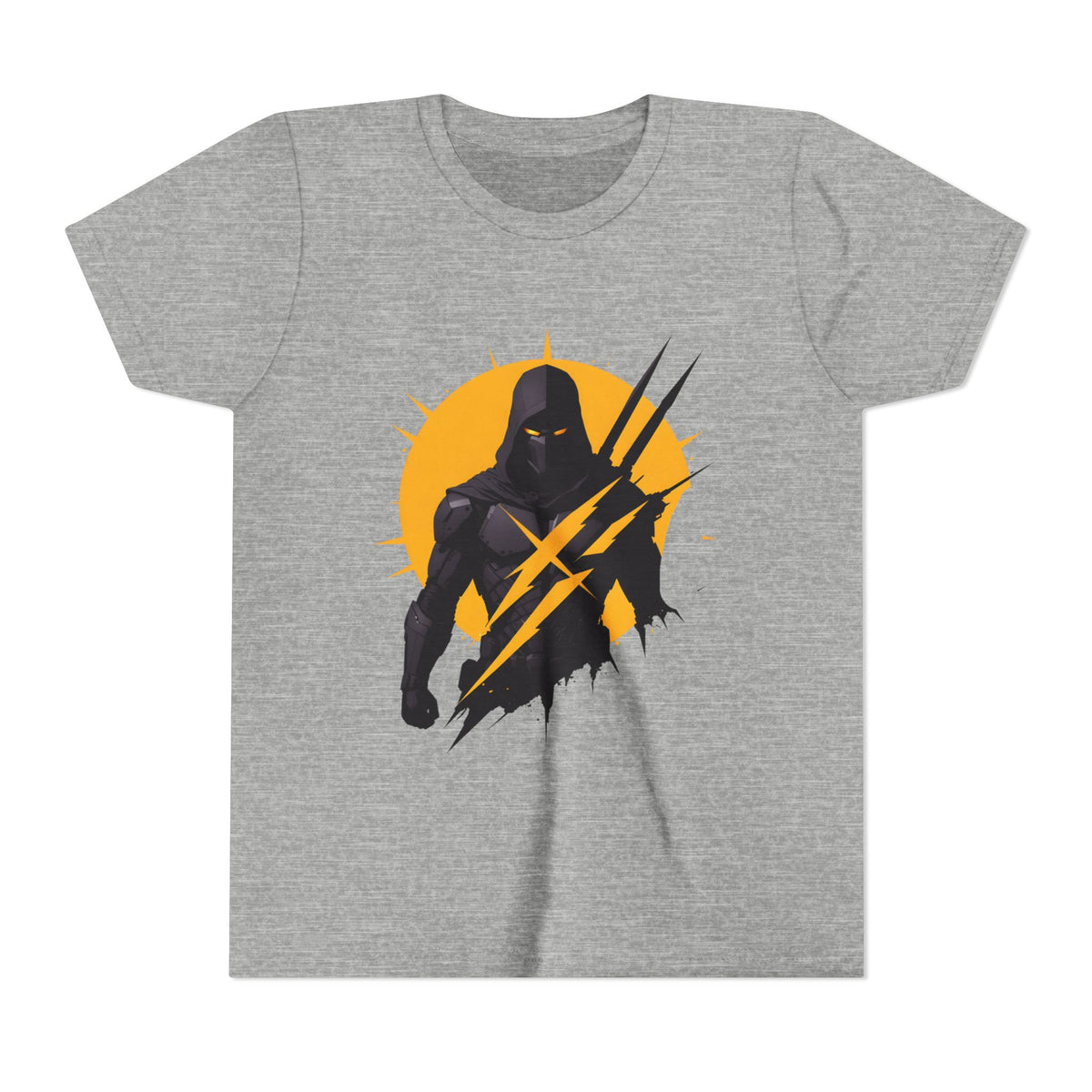 Youth Tee — Shadow Warrior Graphic T-Shirt with Lightning Claw