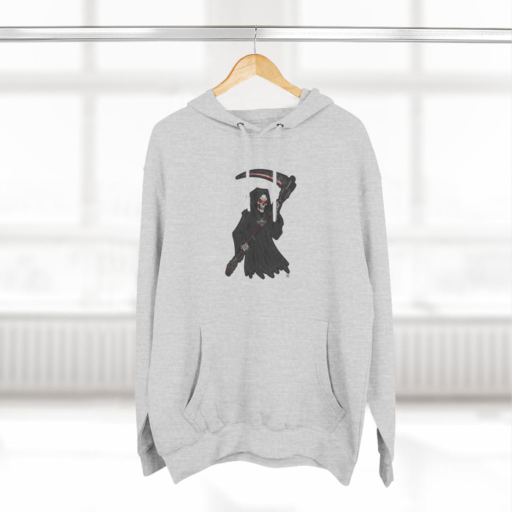Fleece Hoodie - Grim Reaper Design