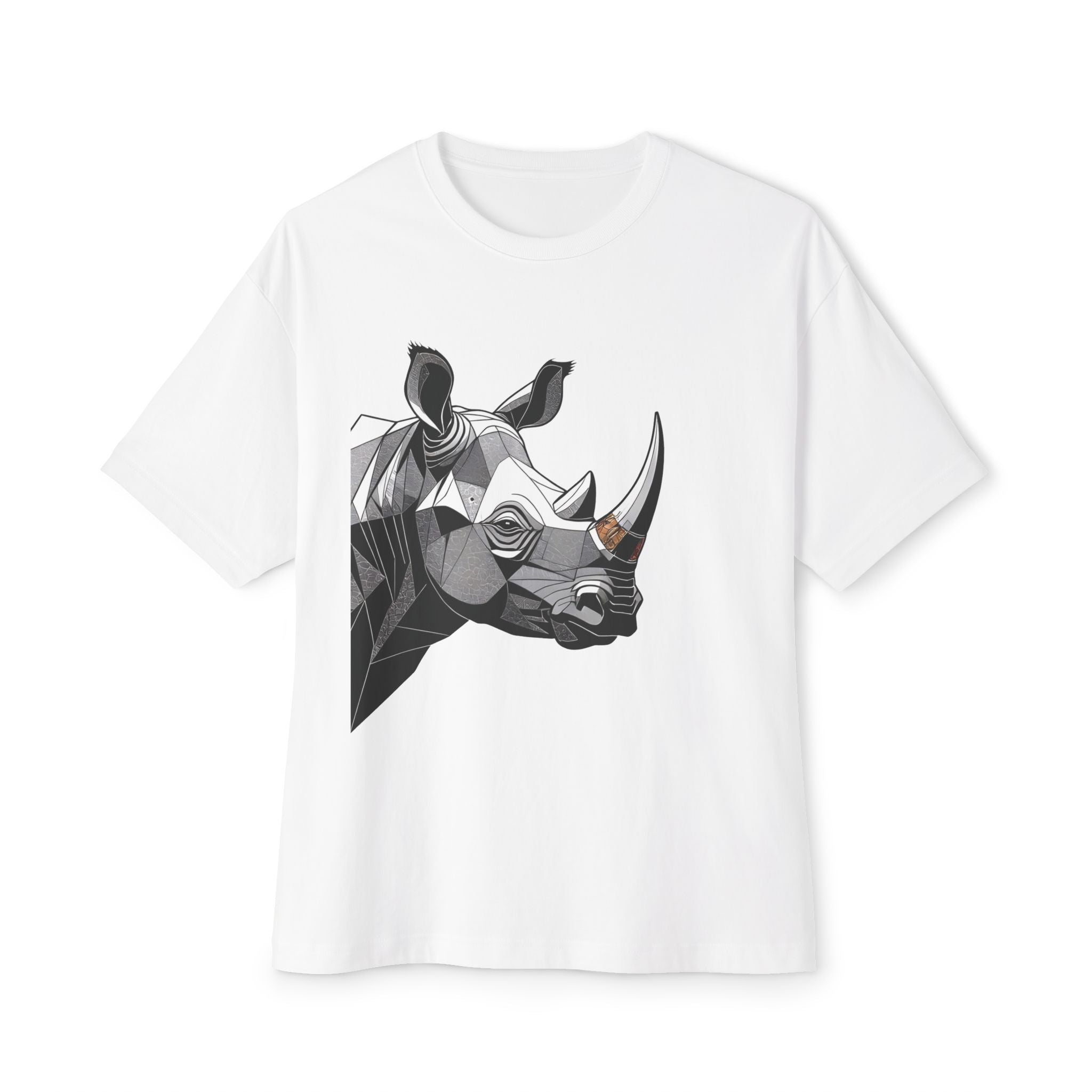 Rhino Urban Polygonal Unisex Tee