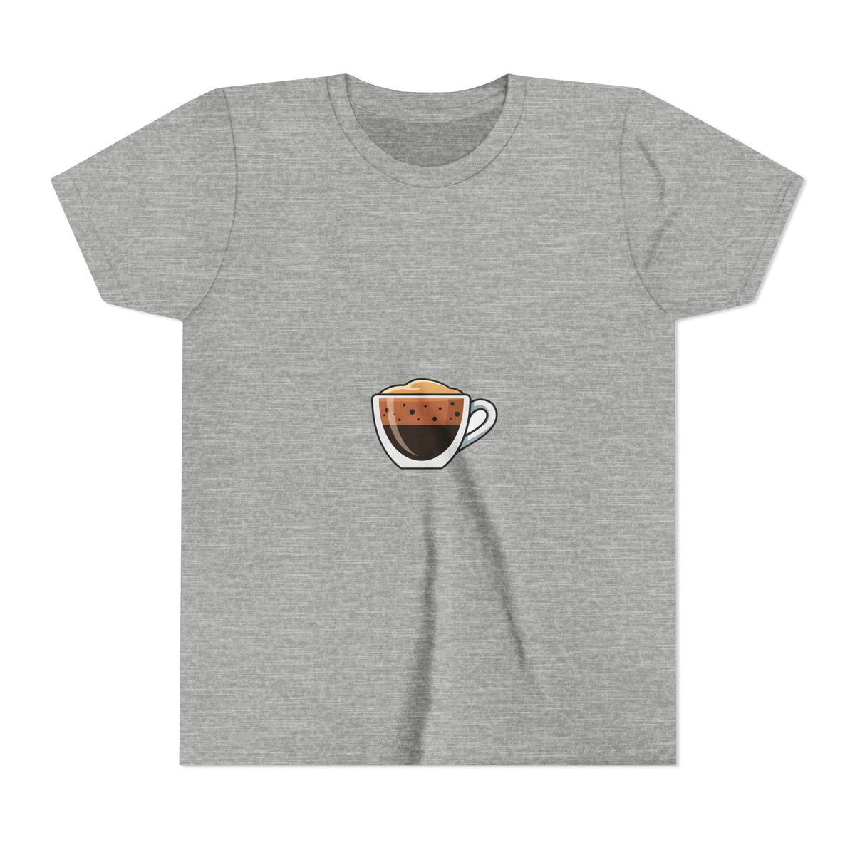 Kids Coffee Cup Graphic Tee – Cute Espresso Cup Youth T-Shirt