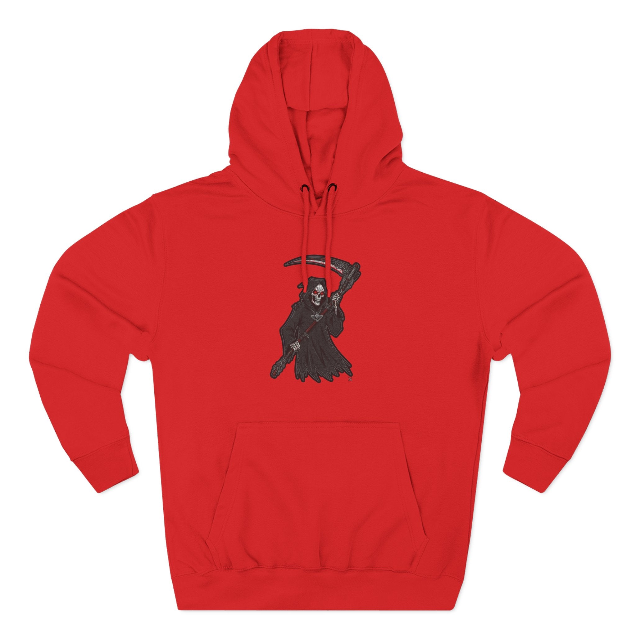 Fleece Hoodie - Grim Reaper Design