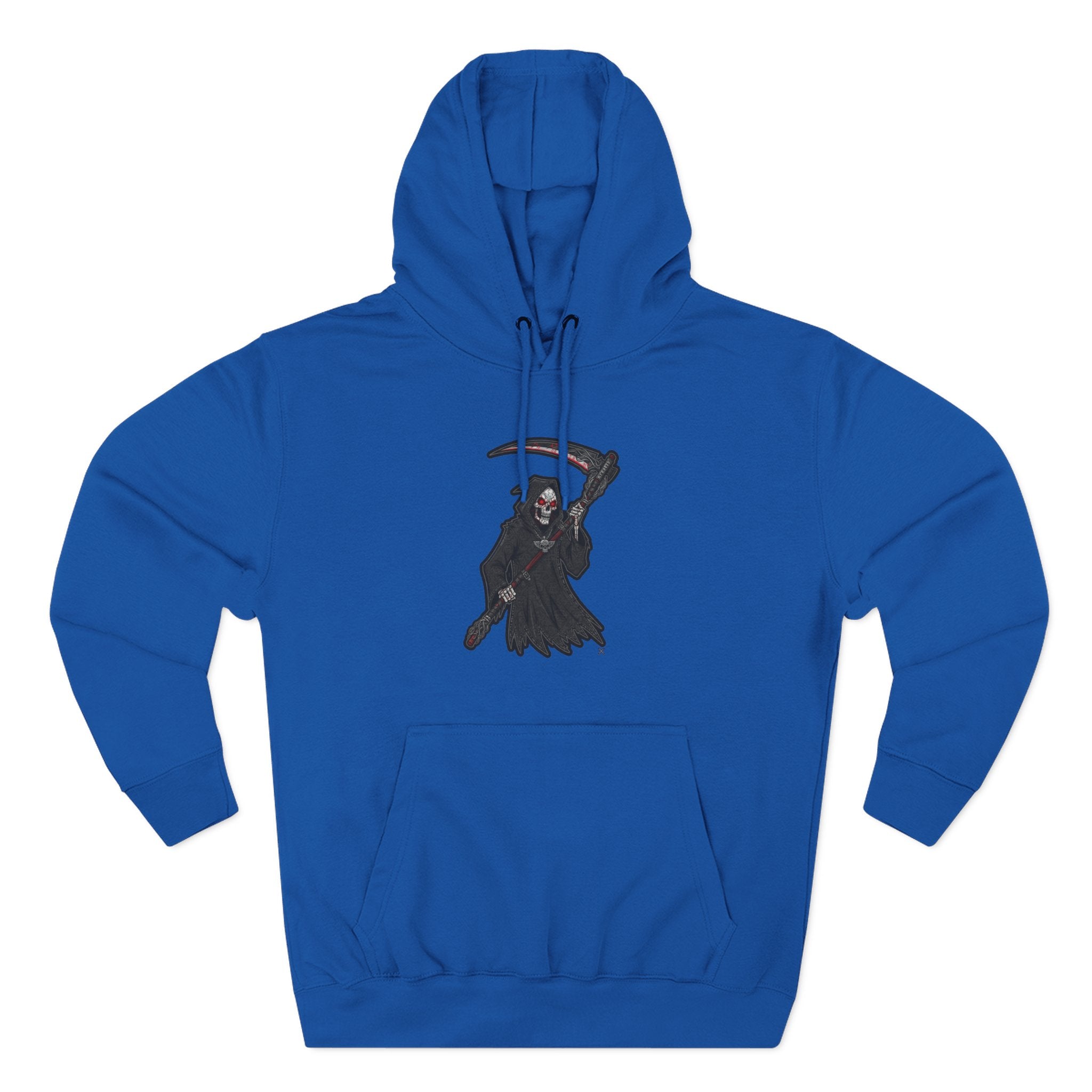 Fleece Hoodie - Grim Reaper Design