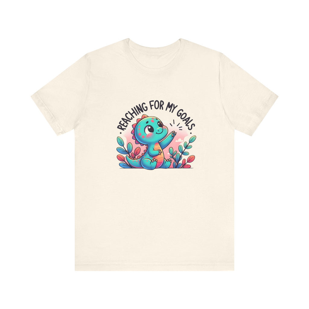 Dinosaur Tee 'Reaching for My Goals'