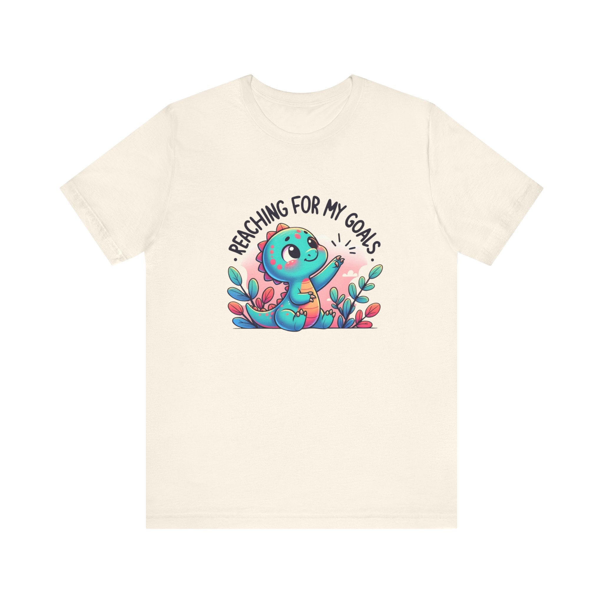 Dinosaur Tee 'Reaching for My Goals'
