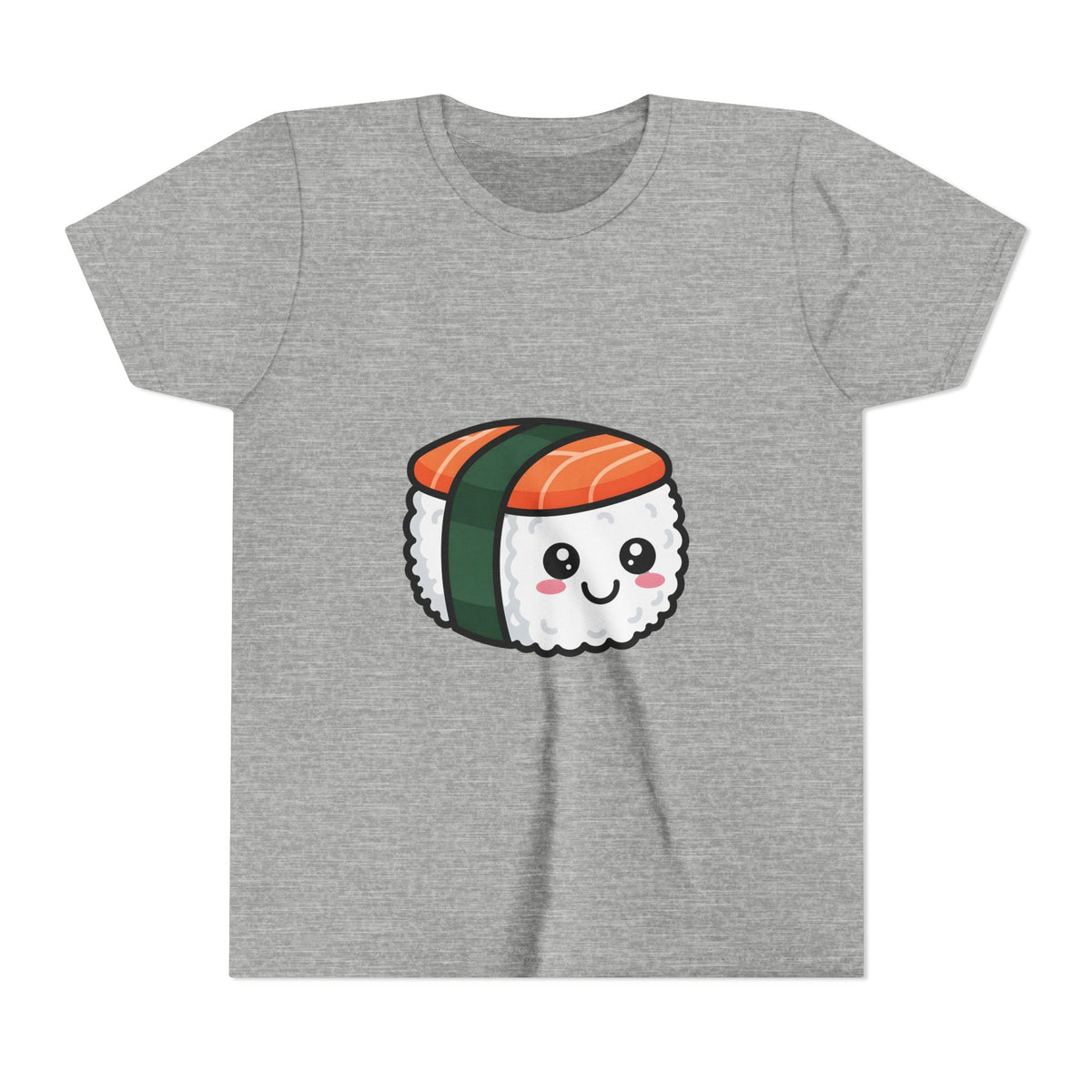 Kawaii Sushi Tee — Cute Salmon Nigiri Youth T-Shirt
