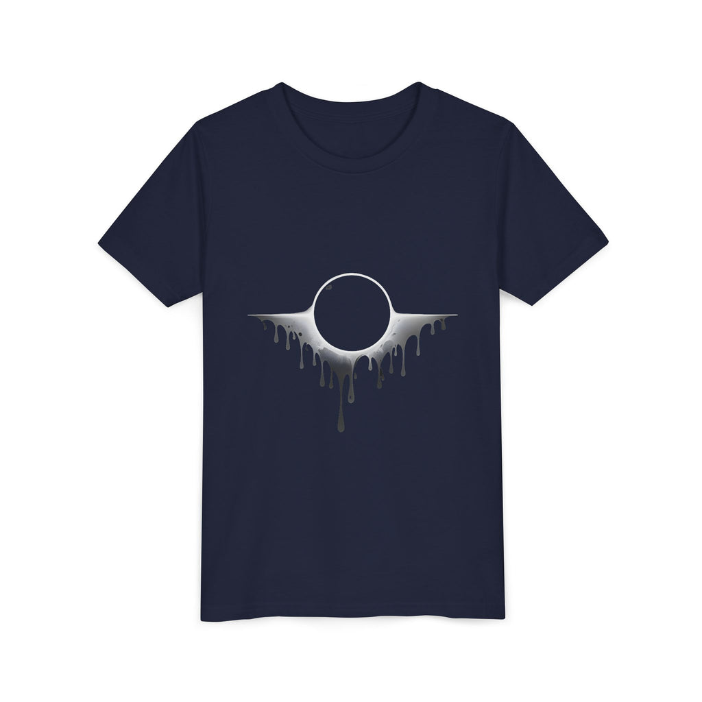 Youth Tee – Dripping Solar Eclipse Graphic T-Shirt