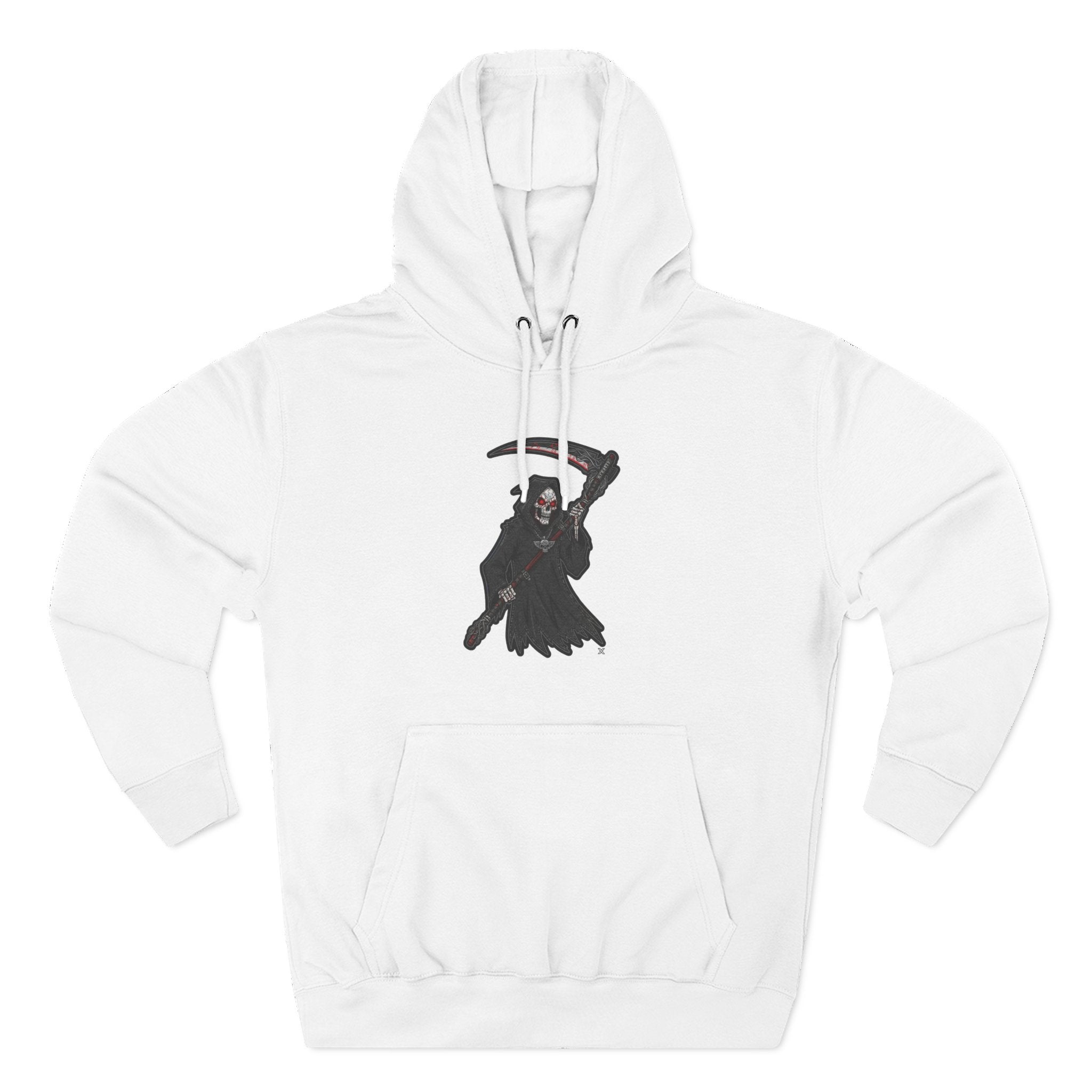Fleece Hoodie - Grim Reaper Design