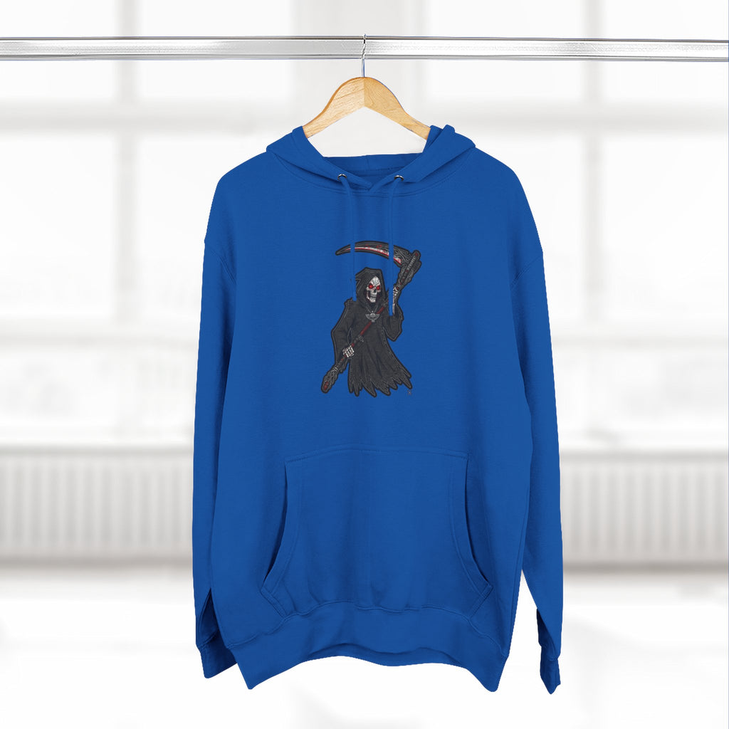 Fleece Hoodie - Grim Reaper Design