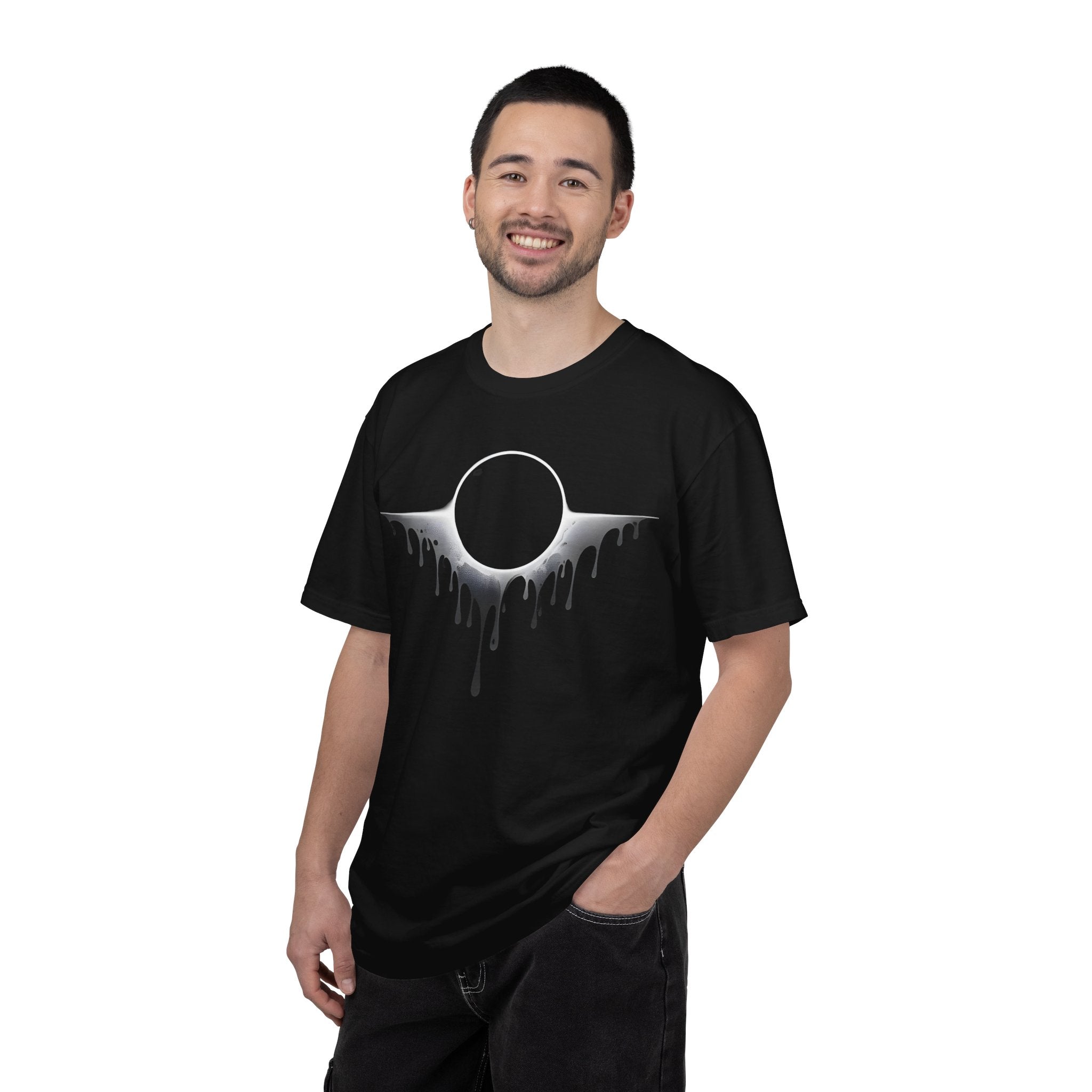 Eclipse Drip T-Shirt — Black Solar Eclipse Graphic Tee
