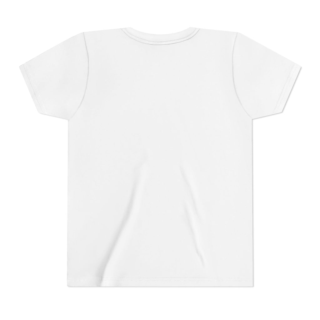 Cute Dinosaur Kids Tee - Minimal Cartoon Dino Youth Short Sleeve Shirt
