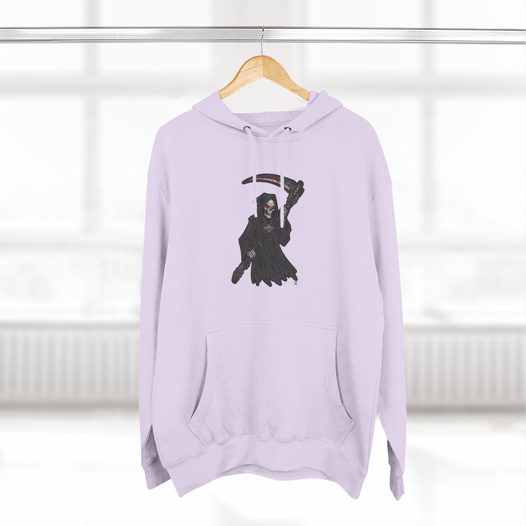 Fleece Hoodie - Grim Reaper Design