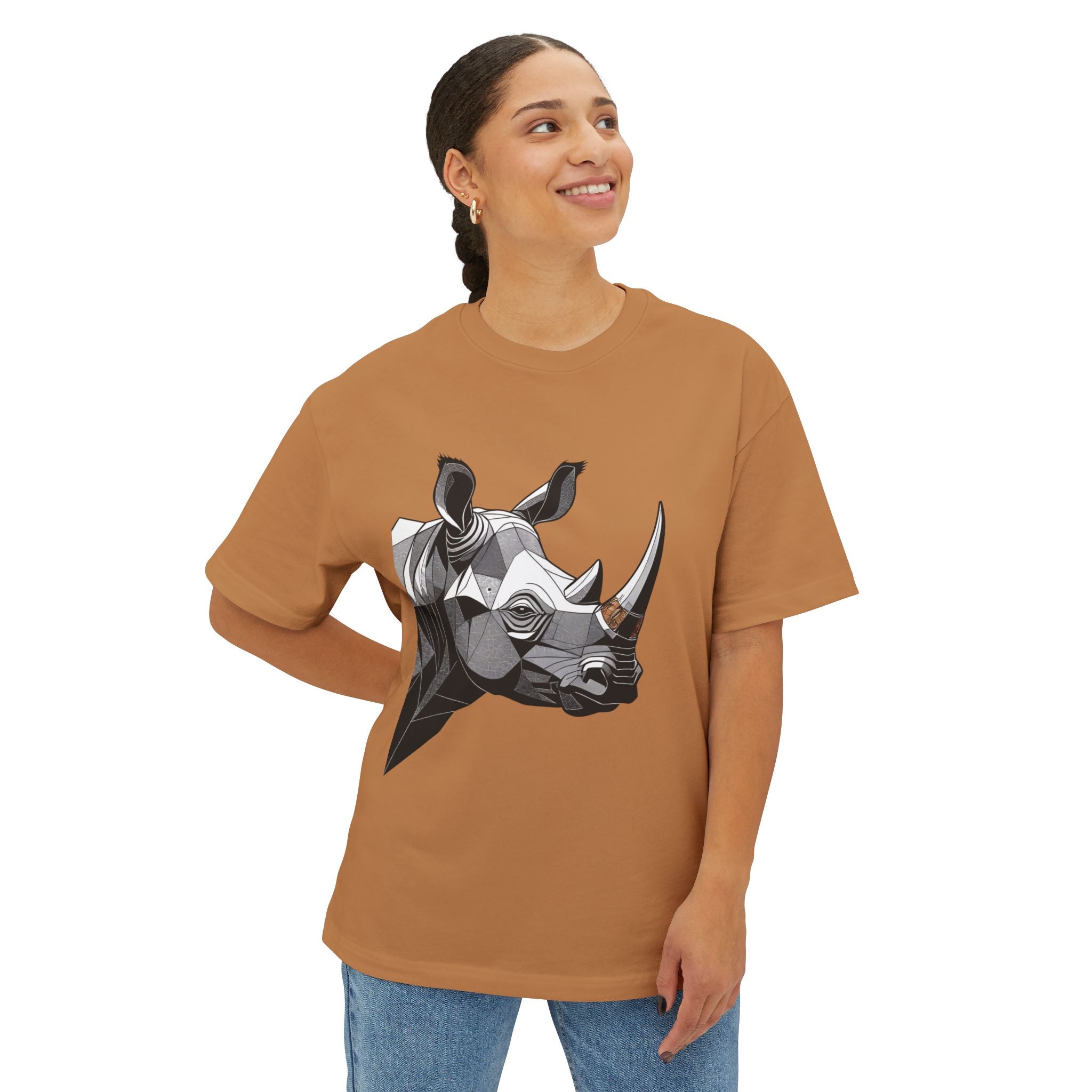 Rhino Urban Polygonal Unisex Tee