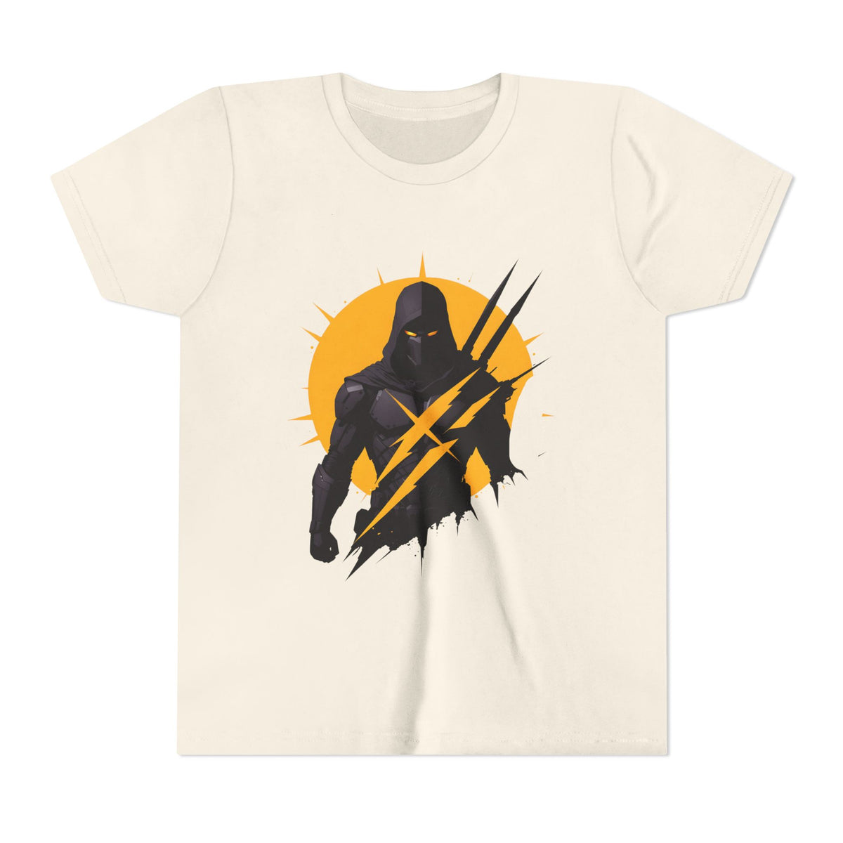 Youth Tee — Shadow Warrior Graphic T-Shirt with Lightning Claw