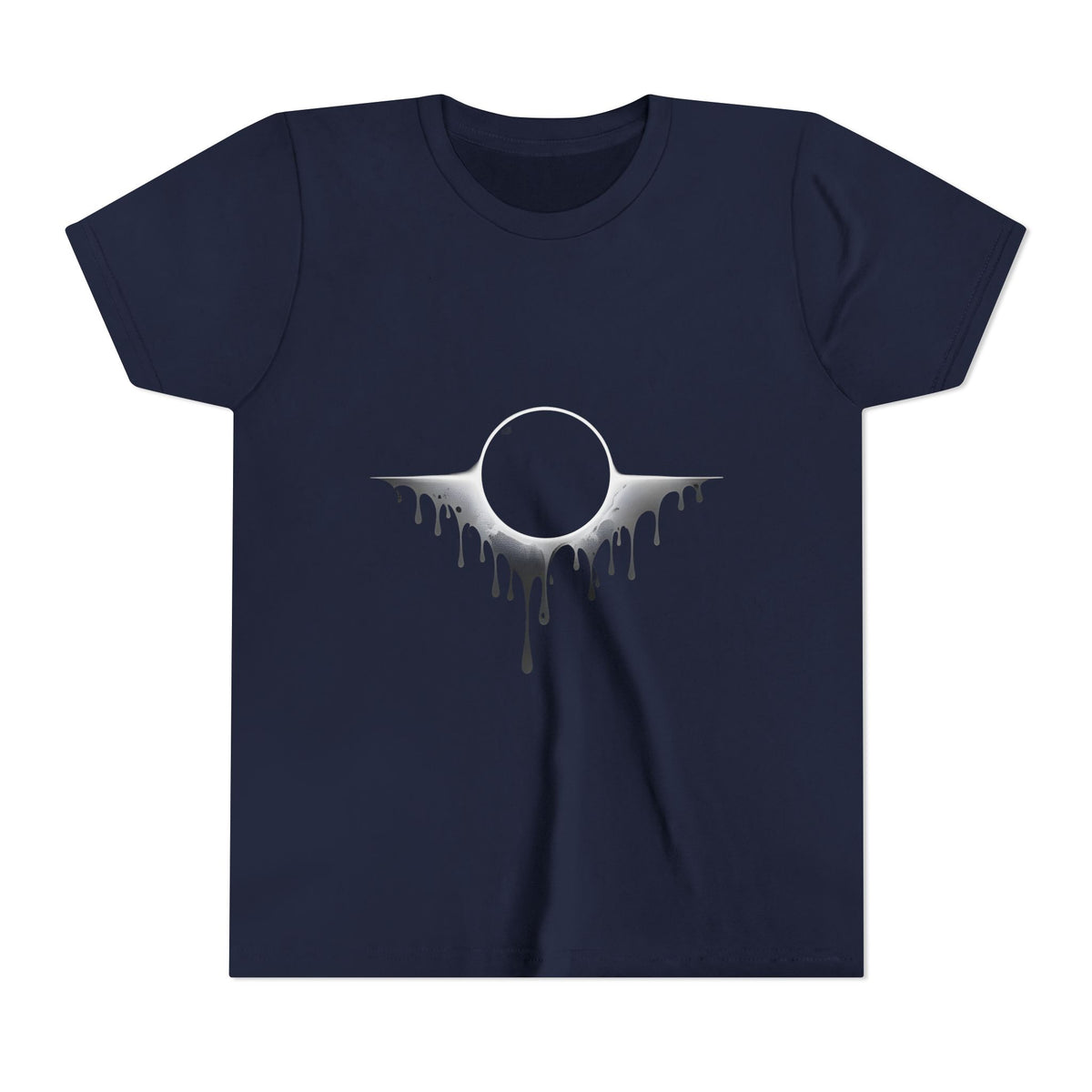 Youth Tee – Dripping Solar Eclipse Graphic T-Shirt