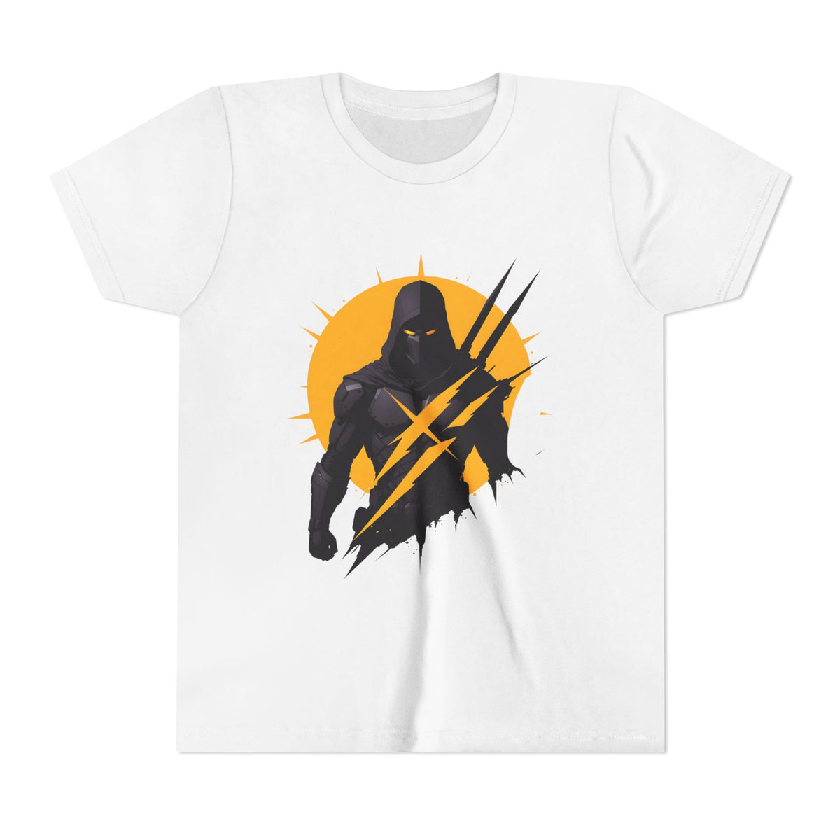 Youth Tee — Shadow Warrior Graphic T-Shirt with Lightning Claw
