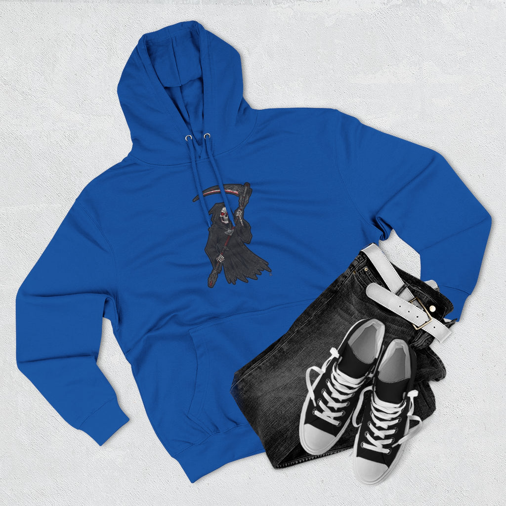 Fleece Hoodie - Grim Reaper Design