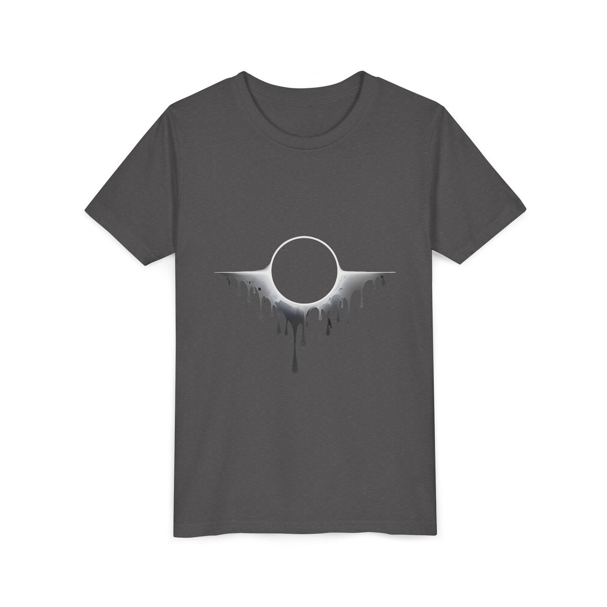 Youth Tee – Dripping Solar Eclipse Graphic T-Shirt