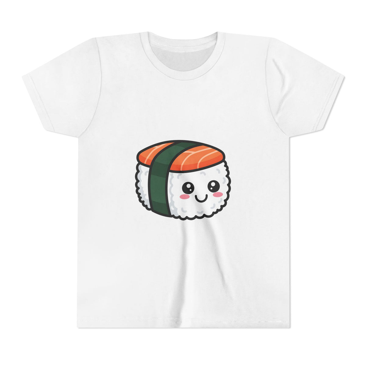 Kawaii Sushi Tee — Cute Salmon Nigiri Youth T-Shirt
