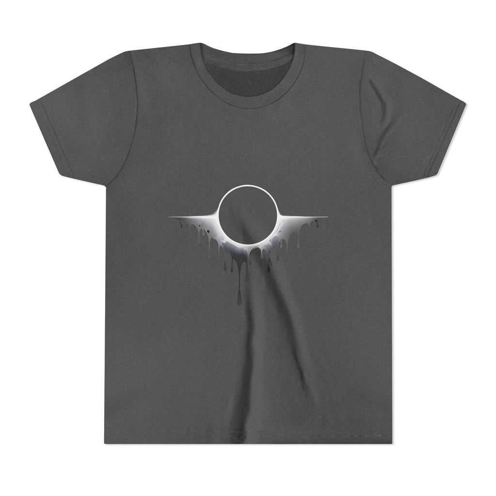 Youth Tee – Dripping Solar Eclipse Graphic T-Shirt