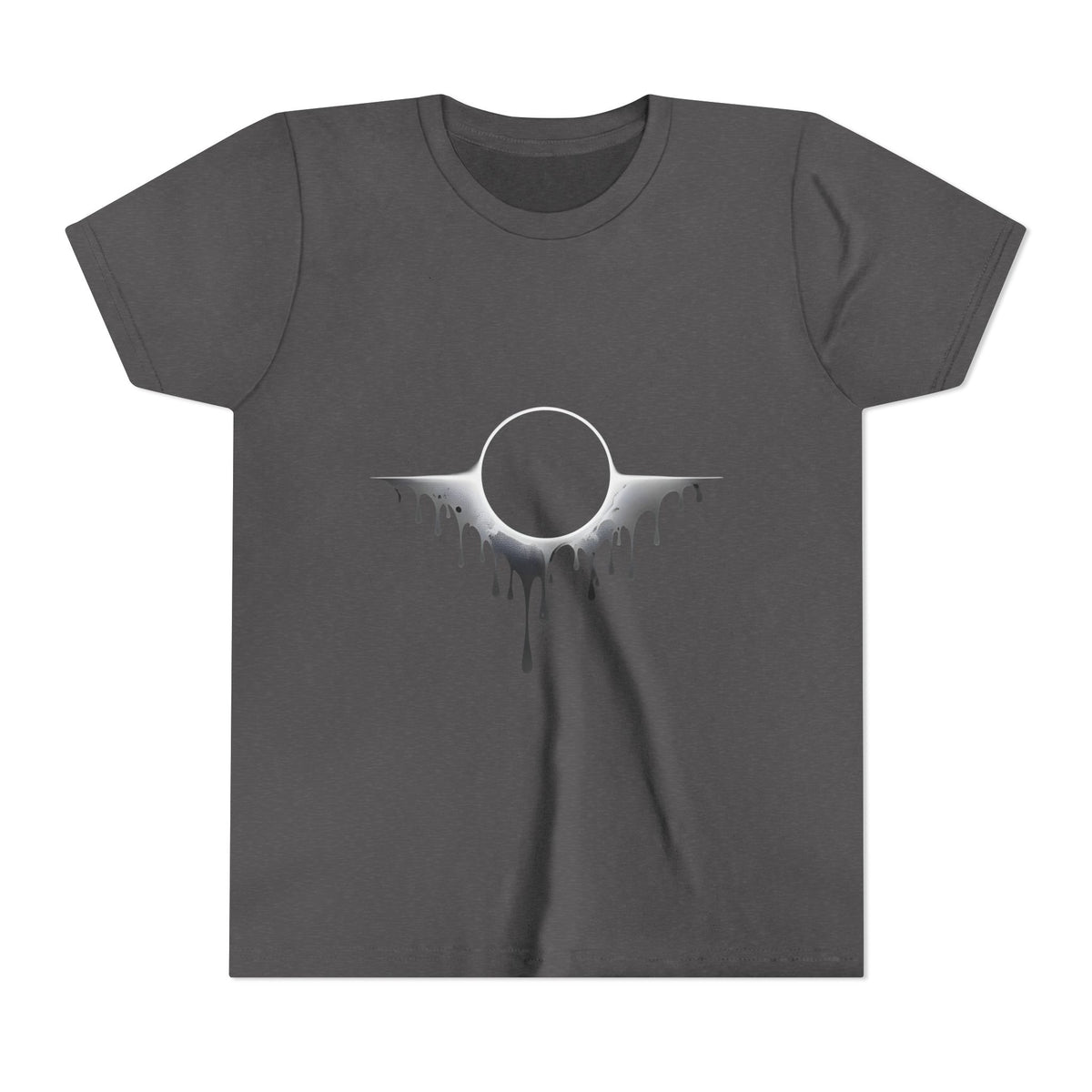 Youth Tee – Dripping Solar Eclipse Graphic T-Shirt