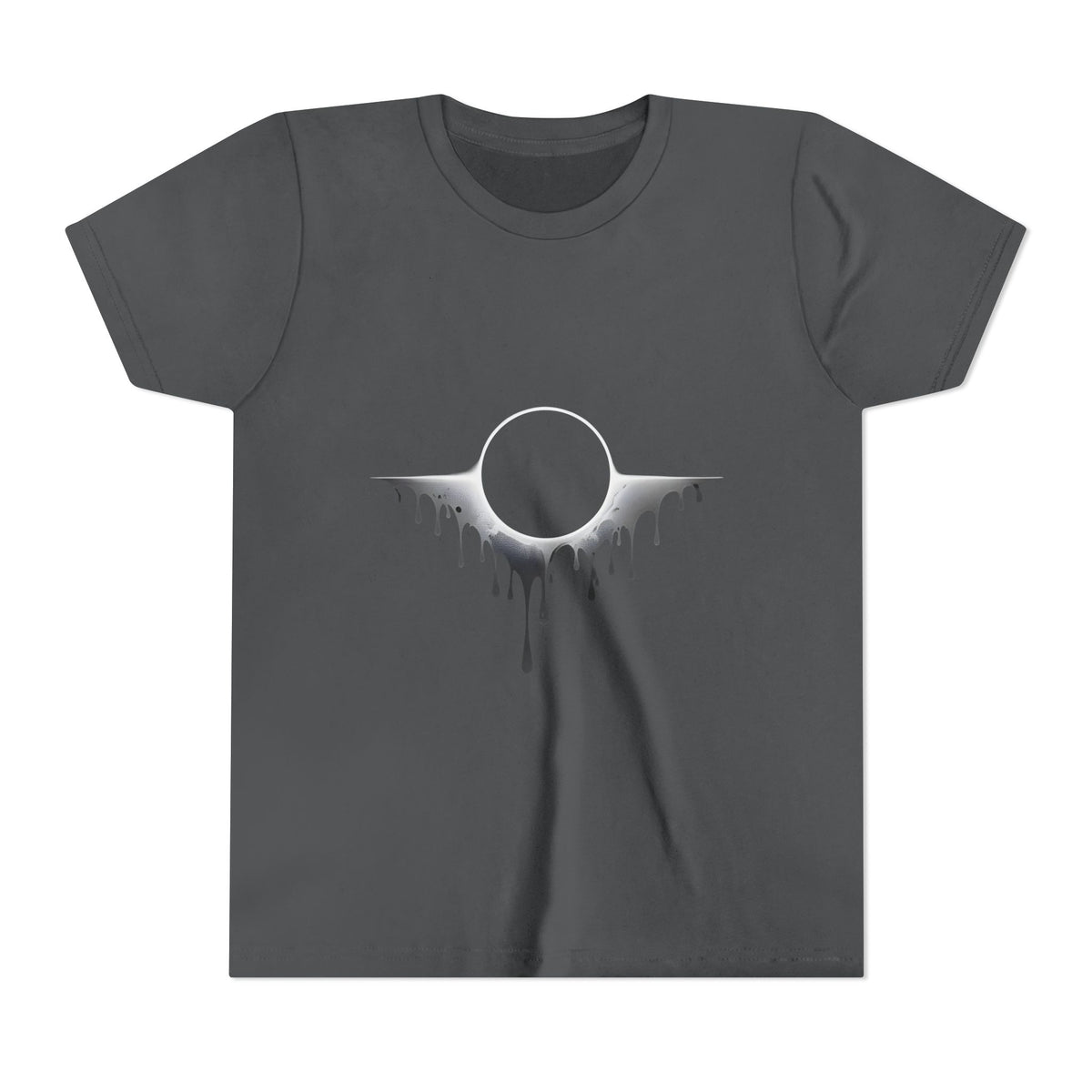 Youth Tee – Dripping Solar Eclipse Graphic T-Shirt