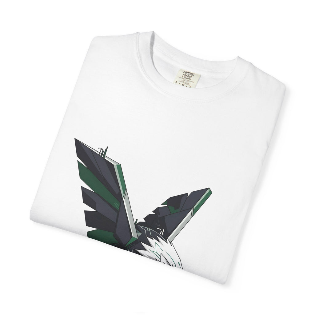 Garment-Dyed T-shirt - Cyber Eagle Design