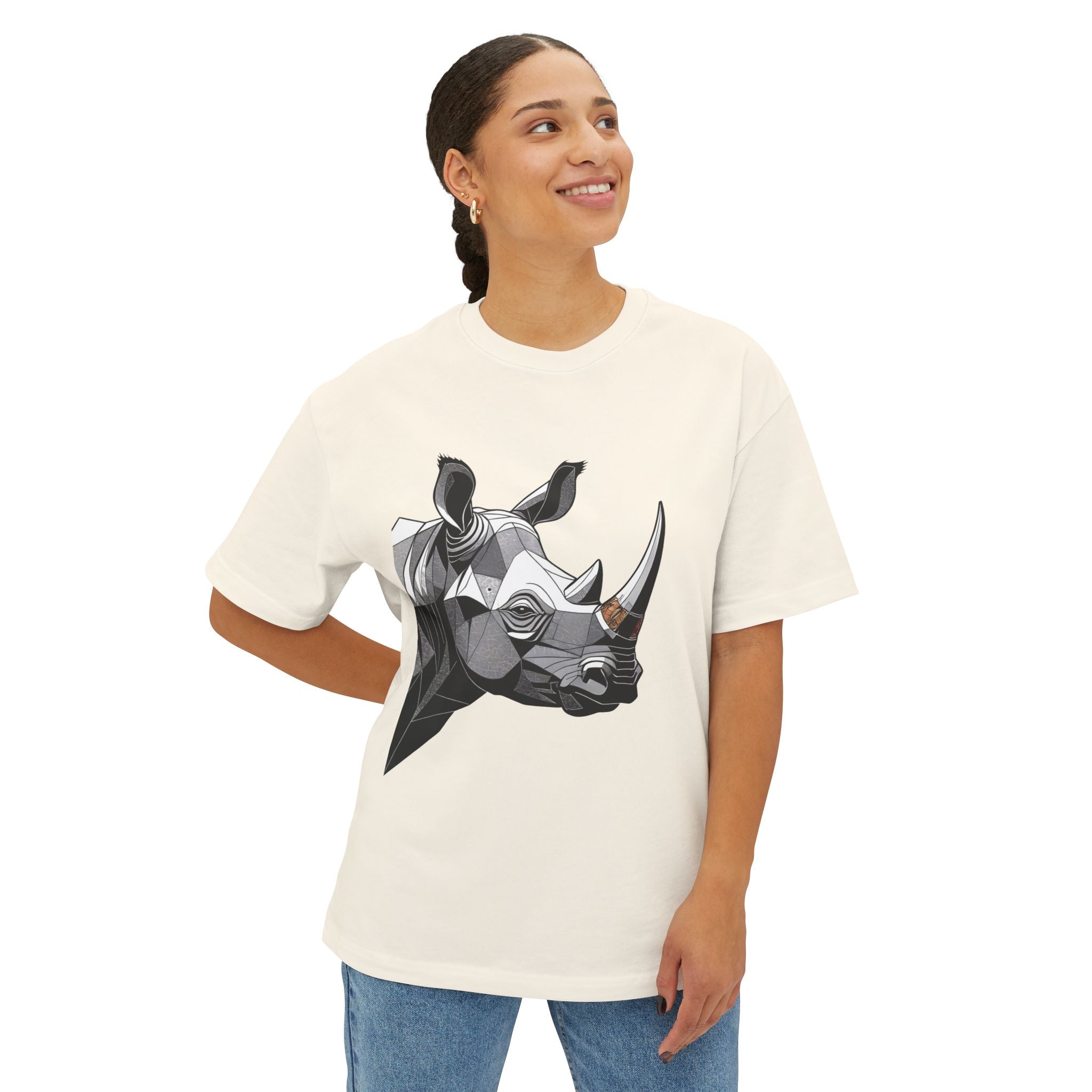 Rhino Urban Polygonal Unisex Tee