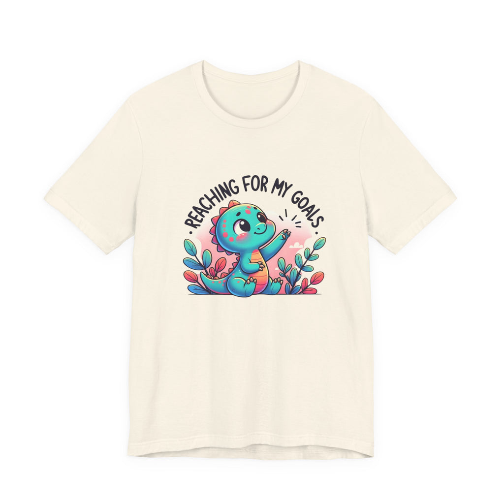 Dinosaur Tee 'Reaching for My Goals'