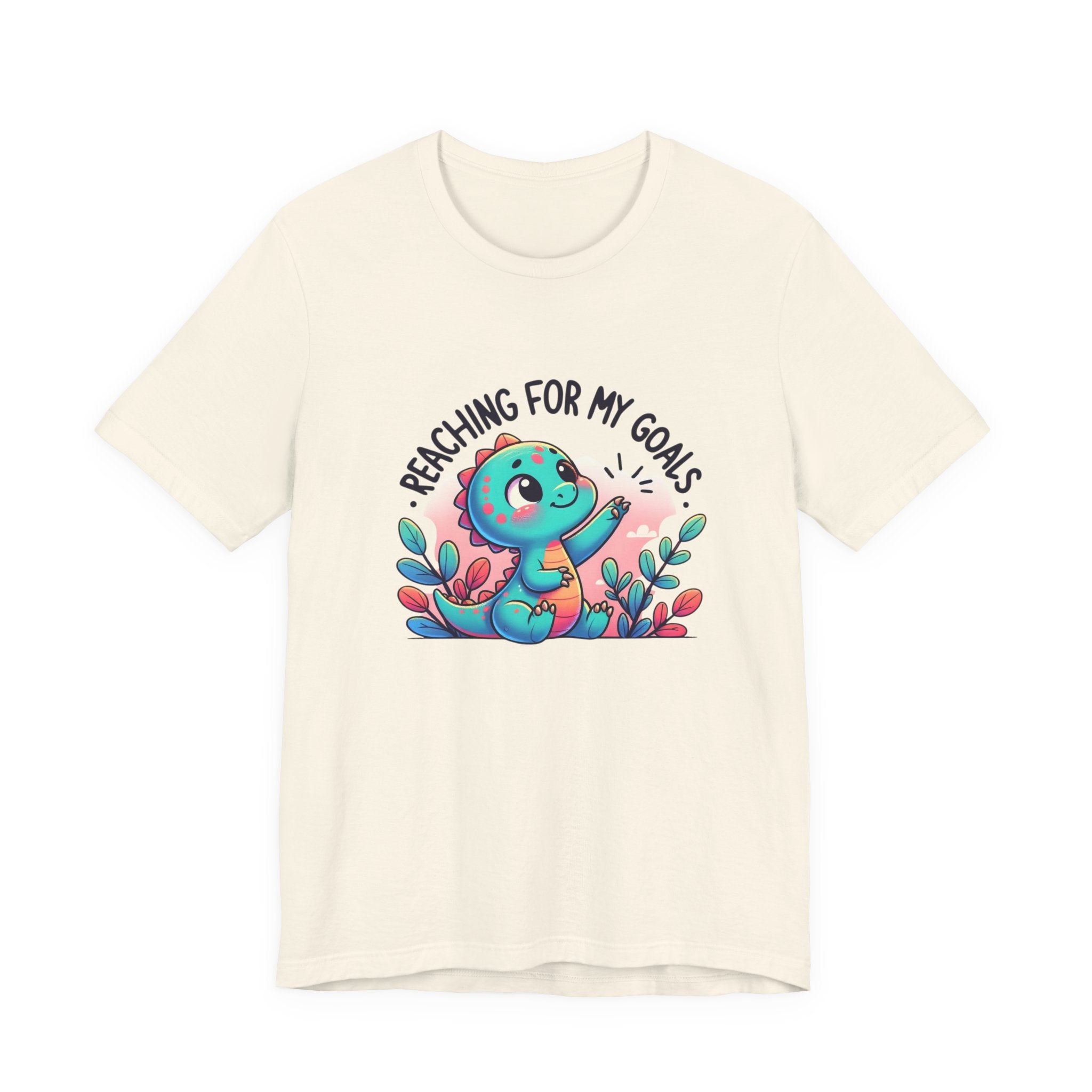 Dinosaur Tee 'Reaching for My Goals'