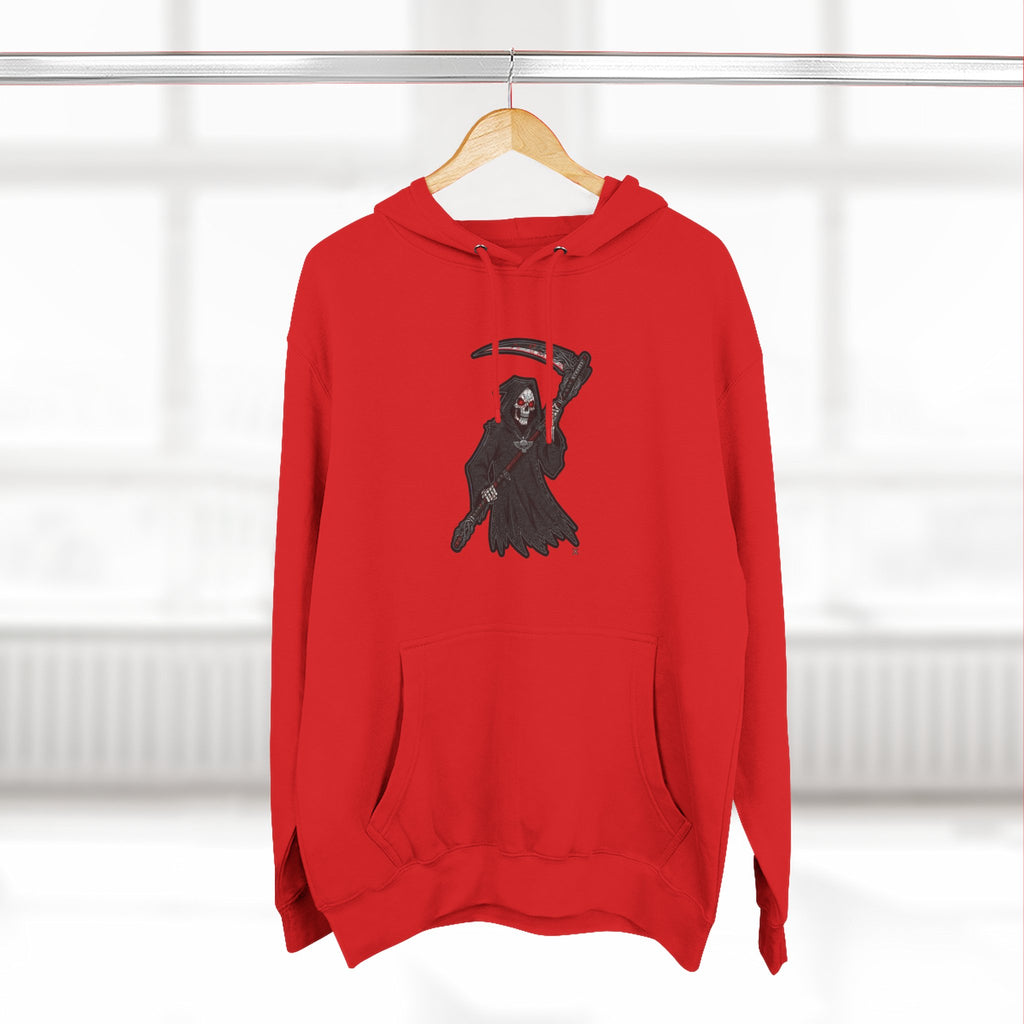 Fleece Hoodie - Grim Reaper Design