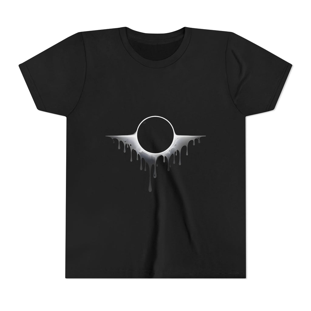 Youth Tee – Dripping Solar Eclipse Graphic T-Shirt
