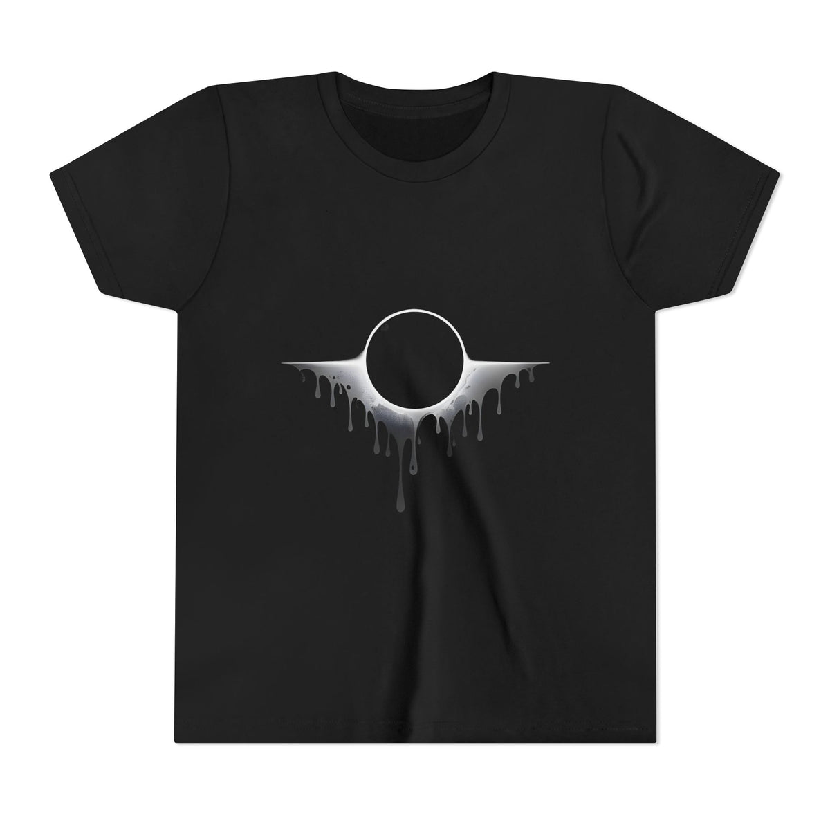 Youth Tee – Dripping Solar Eclipse Graphic T-Shirt