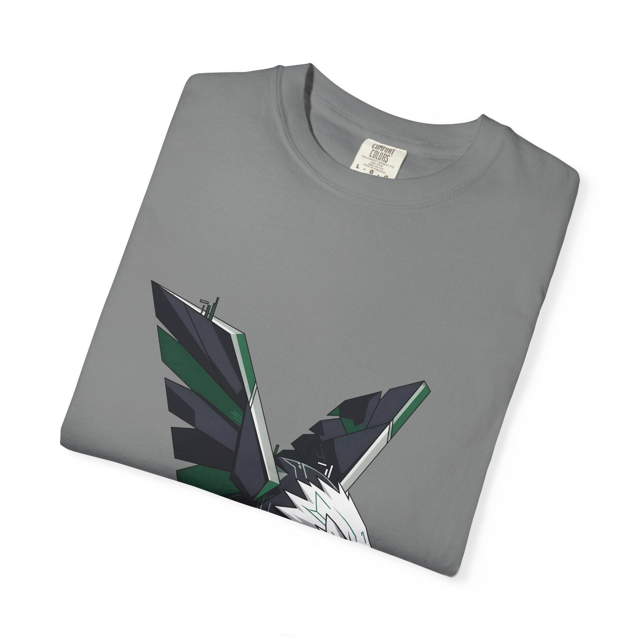 Garment-Dyed T-shirt - Cyber Eagle Design
