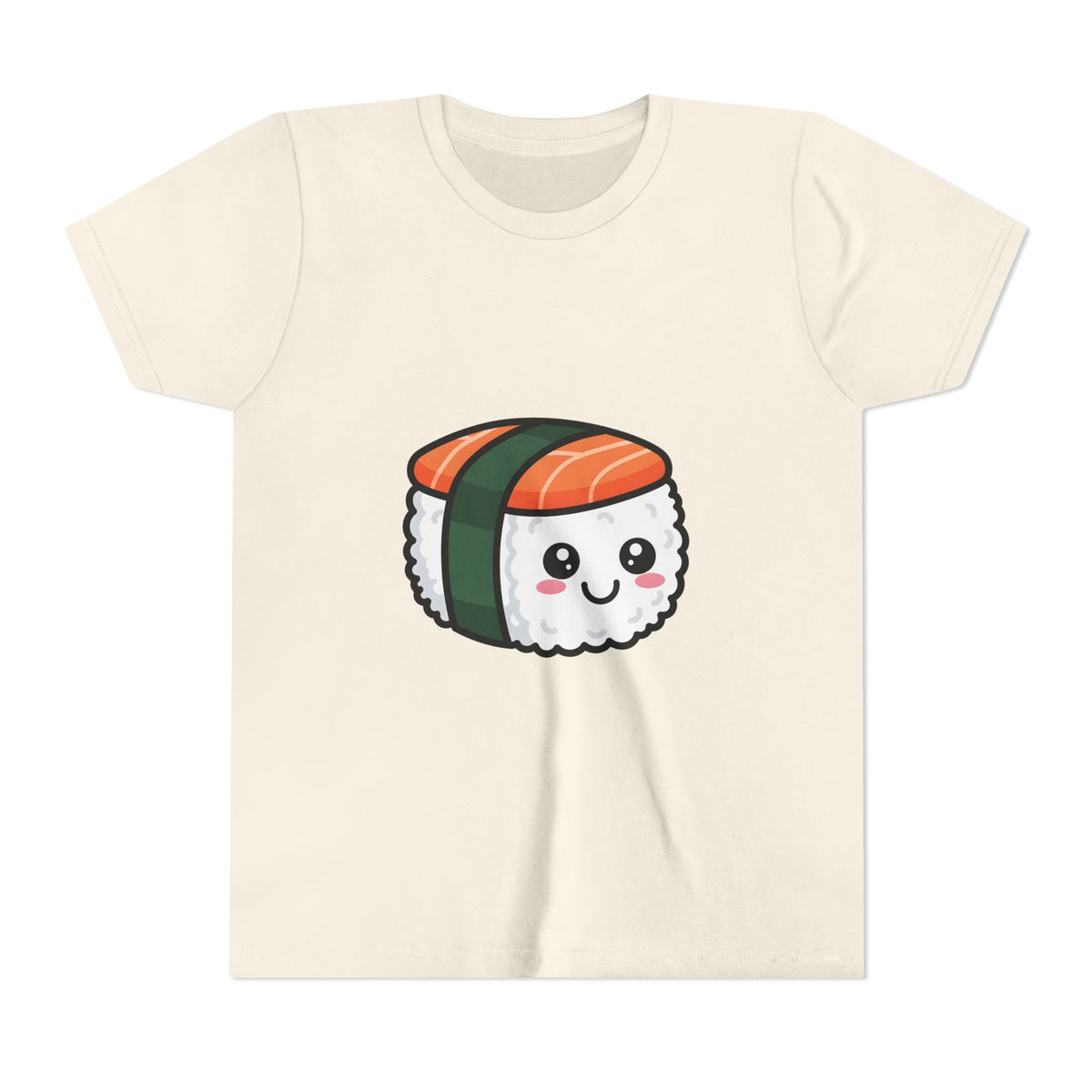 Kawaii Sushi Tee — Cute Salmon Nigiri Youth T-Shirt