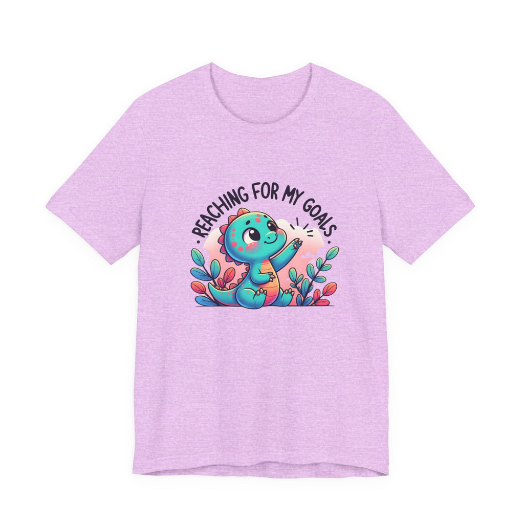 Dinosaur Tee 'Reaching for My Goals'