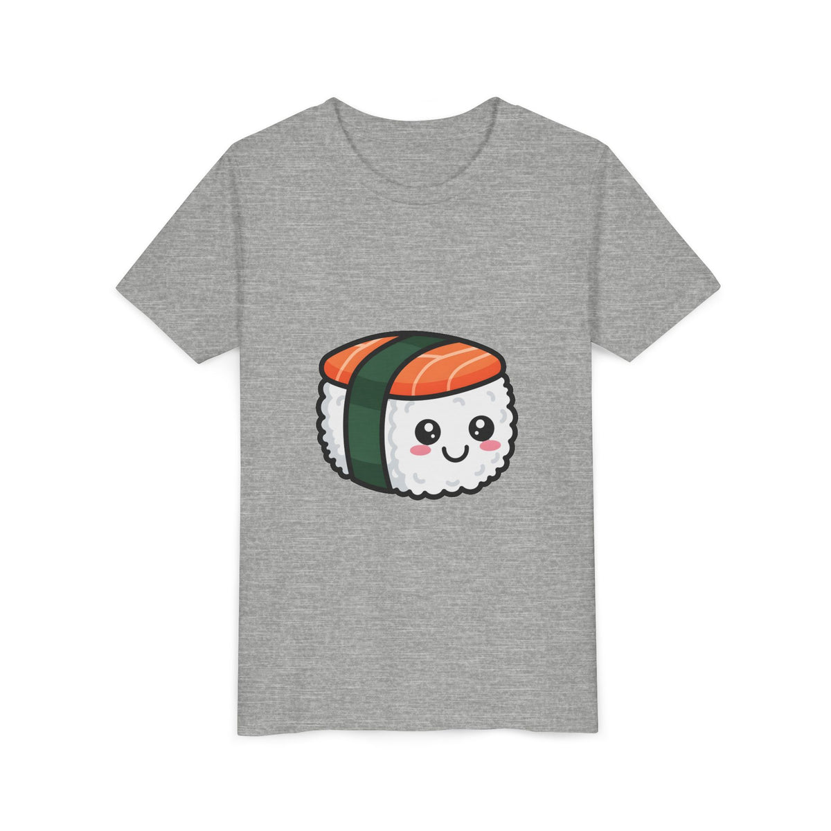 Kawaii Sushi Tee — Cute Salmon Nigiri Youth T-Shirt