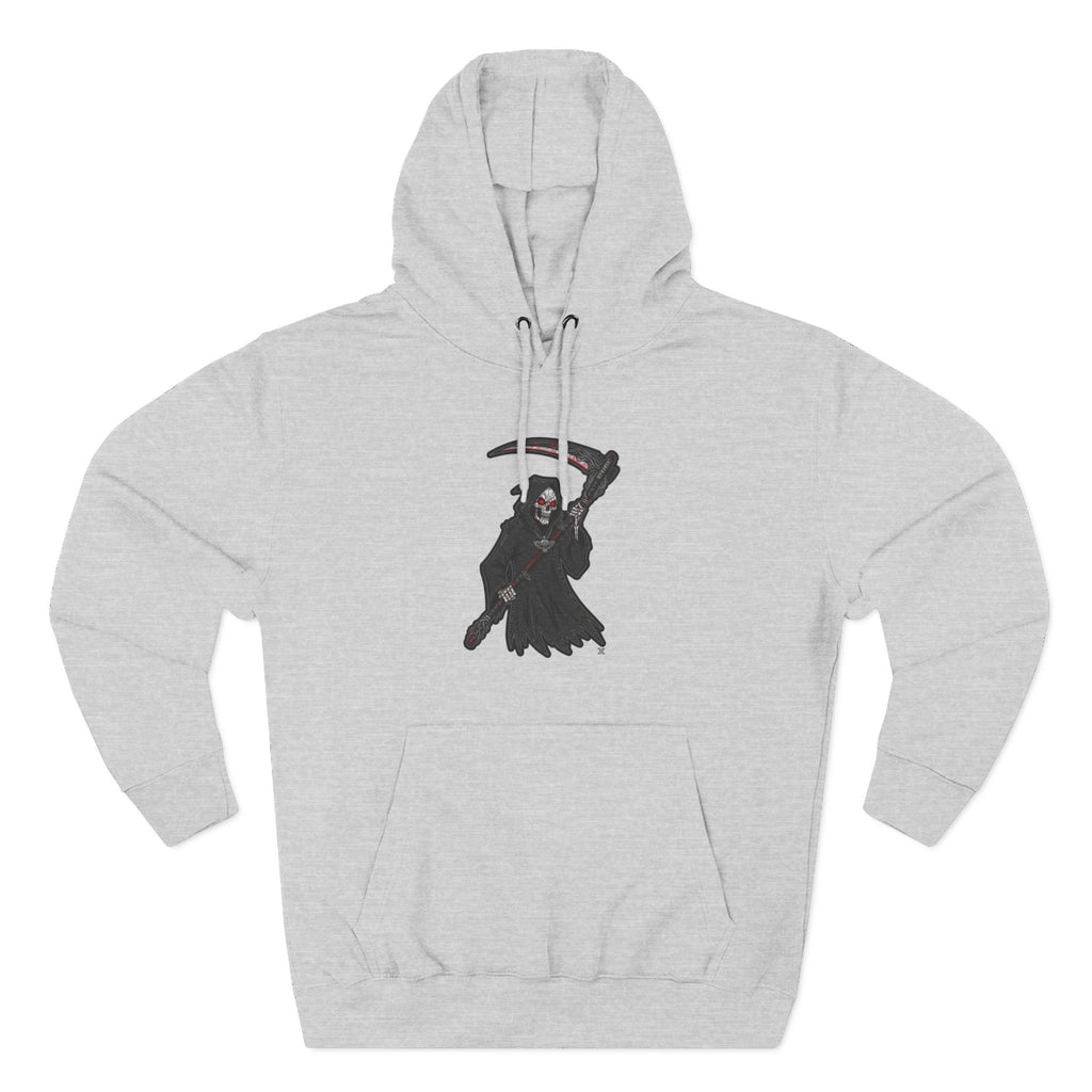 Fleece Hoodie - Grim Reaper Design